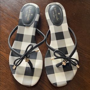 Kate Spade Leather Flip Flops